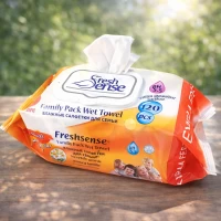 Freshsense Servetele umede Baby Family Fliptap 120 buc - thumbs image 2