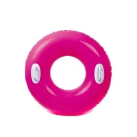 Colac gonflabil de înot cu mânere Hi-Gloss, 76 cm, max. 40 kg, 3 culori, 8+ ani, Intex