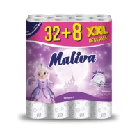 Maliva Туалетная бумага 32+8 рул 3слойная Romance