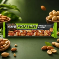 Nut&Go Batonas Protein Migdale si arahide 36 g - thumbs image 2