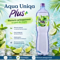 Aqua Uniqa Plus Bautura carbogazoasa cu gust de mojito 1,5 l - thumbs image 2