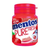 Mentos Pure Frash Guma de mestecat 60g cu gust de capsuna