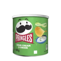 Pringles Чипсы картофельные со вкусом сметаны и лука Pringles 40г