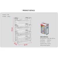 Proff Cutie pentru legume Proff cu 4 etaje (transparentă) - thumbs image 3