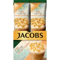 Jacobs SP Кофе Айс Латте Солтед, Карамель 3в1 стиков, 21,3g - thumbs image 2
