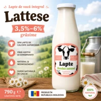 Lapte de vaci integral Lattese 3,5%-6%, 790 gr - thumbs image 2