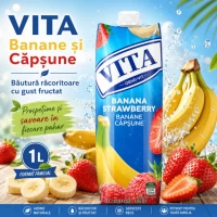 Vita Nectar de Banane si capsuna 1000 ml - thumbs image 2