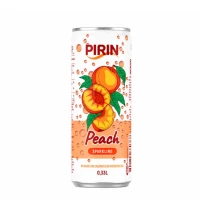 Газированная вода с ароматом персика Pirin 0,33 л