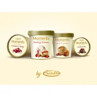 Sandra Moments Inghetata Strawberry Cheesecake 465ml - thumbs image 2