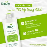 Simple Apa micelara Vitamina B3+C 400ml - thumbs image 2