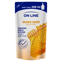 Мыло жидкое ON LINE запаска пакет молоко и мед 500мл - thumbs image 1