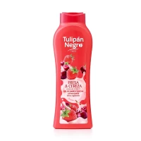 Tulipan Negro Gel de dus 650 ml Fresa & Cereza - thumbs image 1