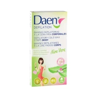 Daen Benzi depilatoare pentru corp Aloe Vera 16 buc
