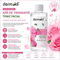 Dermokil Tonic revitalizant cu apa naturala de trandafiri 200 ml - thumbs image 2
