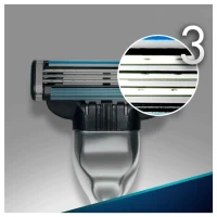 Станок для бритья мужской Gillette Mach3 c 5 сменными картриджами - thumbs image 5