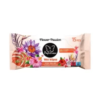 Papilion servetele umede 15 buc Flower Passion