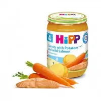 HiPP Пюре из морковки и картофеля с лососем (4+ месяца), 190 г - thumbs image 2