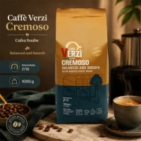 Verzi Caffe Кофе в зёрнах Cremoso 1 кг - thumbs image 2