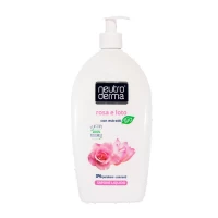 NeutroDerma Sapun-Crema Bio 1000ml Trandafir si Lotus