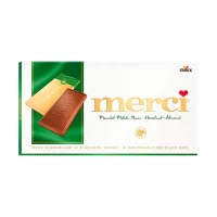 Merci Ciocolata cu alune de padure si migdale 100g