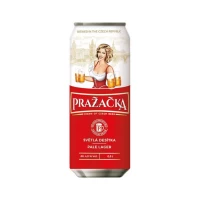 Пиво Prazacka светлое 4% 500 мл в бутылке