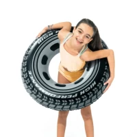 Colac gonflabil de înot tip anvelopă, 91 cm, max. 60 kg, 9+ ani, Intex (59252) - thumbs image 2
