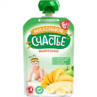 Malenicoe Piure din mere banane sciastie 90g pouch