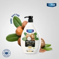DeepFresh Gel-Creama de dus cu pompa, Unt de Shea 1000 ml - thumbs image 2