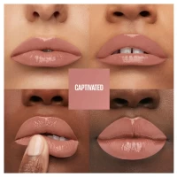Maybelline Стойкая жидкая губная помада New York SuperStay Vinyl Ink 95 Captivated с виниловым блеск - thumbs image 4
