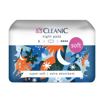 Cleanic Soft Absorbante Night 8 buc