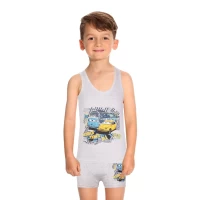 Domi Kids Set Maiou si Boxeri pentru baieti 7-8 ani, 64500 - thumbs image 2