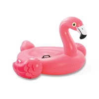 Plută gonflabilă Flamingo cu mânere, 142×137×97 cm, max. 80 kg, 3+ ani, Intex (57558)