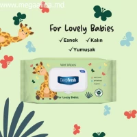 DeepFresh Servetele umede cu capac 72 buc Lovely Baby Giraffe - thumbs image 2