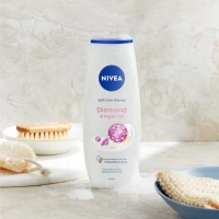 Nivea Гель для душа Care Diamond & Argan Oil 500 мл - thumbs image 2