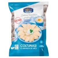 Coltunasi cu brinza de vaci Frosty Dishescu  0,4 kg