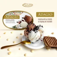 Мороженое Sandra Adagio кокосово-шоколадное 1000мл - thumbs image 2