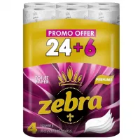 Zebra Hartie igienica 24+6 role 4 straturi Perfume - thumbs image 1