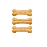4Dog Кость пресованная для собак 8,5см 3шт - thumbs image 3