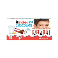 Молочный шоколад Kinder Chocolate с молочной начинкой 100 г