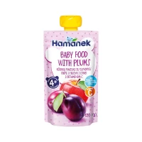 Hamanek Piure din mere si prune 120g