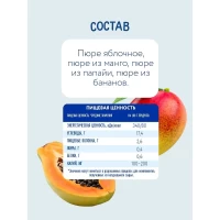 Cand o sa cresc Piure mar, mango, papaia si banan 220g - thumbs image 4