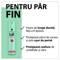 Taft Fixativ de par Volume Mega Strong Hold, nivel fixare 5, formula vegana, 250 ml - thumbs image 4