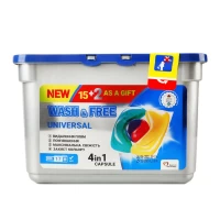 Wash&Free Detergent capsule universal 17 buc - thumbs image 2