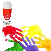 Vopsea rosie pentru pictura cu degetele, 250 ml - thumbs image 2