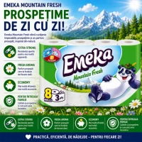 Emeka Hartie igienica, 3 straturi, 8 role Mountain Fresh - thumbs image 2