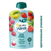 FrutoNanny Piure de mere, zmeura si melissa 90g - thumbs image 2