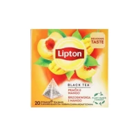 Lipton Ceai Negru Piersica & Mango 20 pac