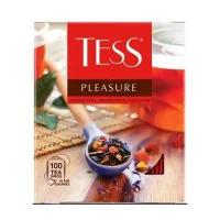 Tess Ceai negru cu macese si mar, frunze Pleasure 100g - thumbs image 1