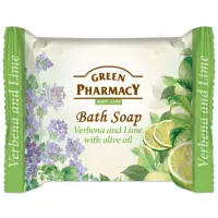 Green Pharmacy Туалетное мыло Вербена и лайм с оливковым маслом 100 г
