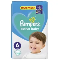Pampers Scutece Jumbo minus Extra Large Nr.6, 48buc